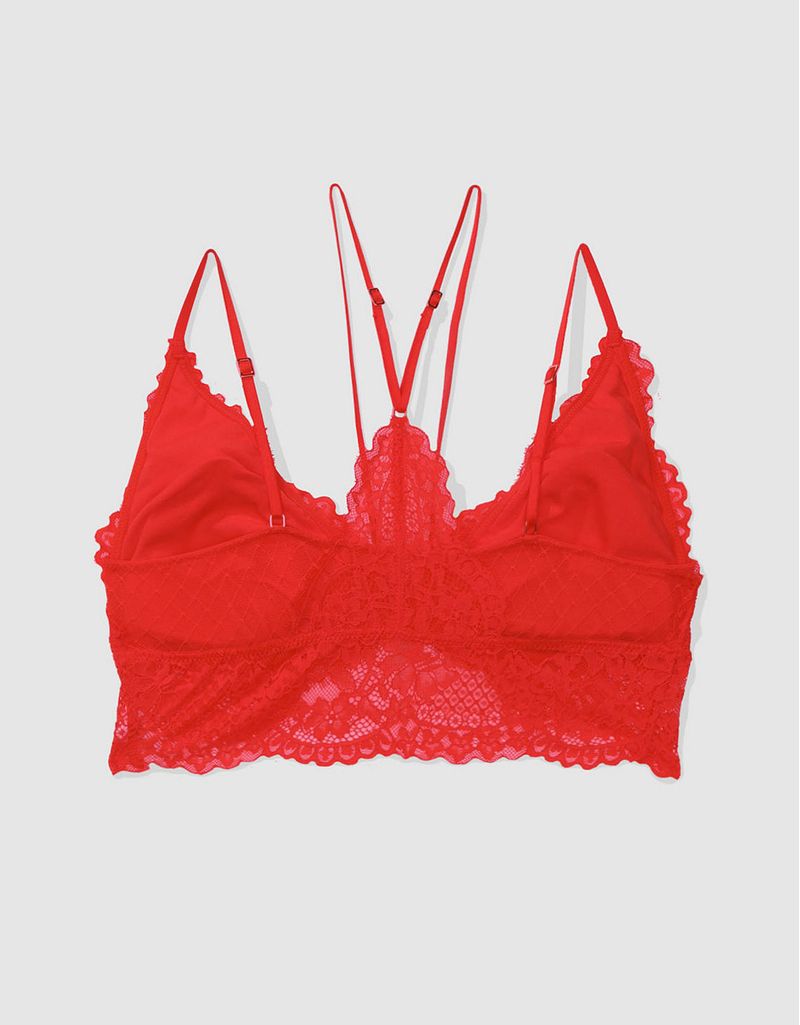Bralette Push-Up Victoria's Secret Col Haut Dentelle Florale Rose - Taille S à DD